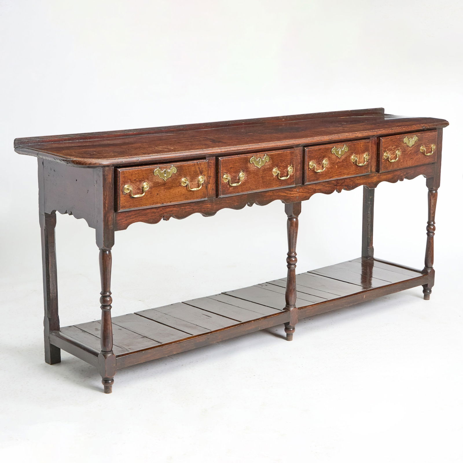 George III Oak Dresser Base (1 of 7)