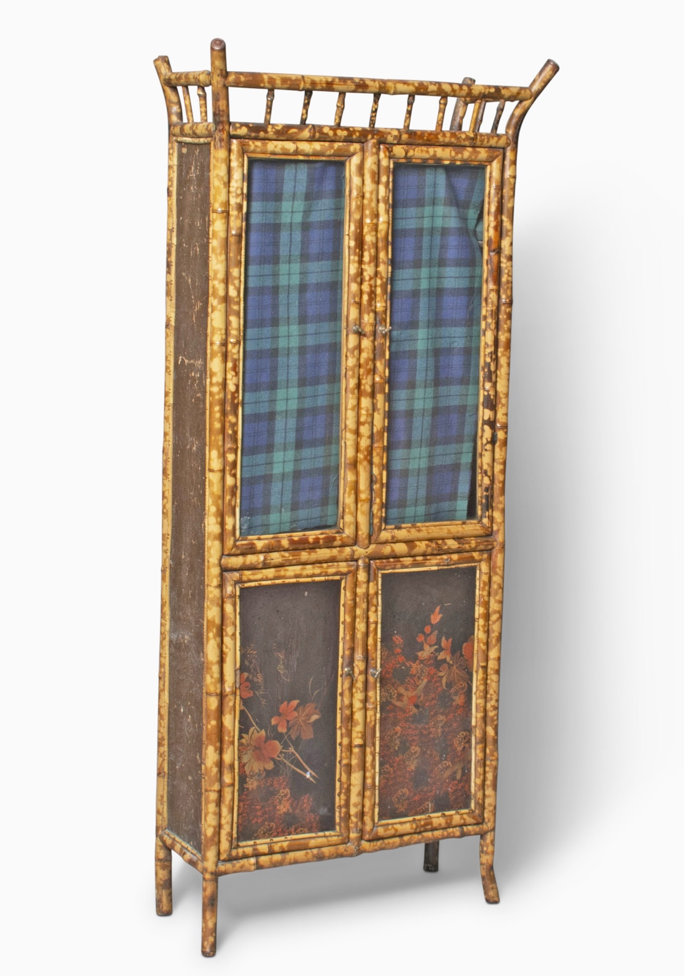 Victorian Bamboo and Lacquer Cabinet (1 of 4)