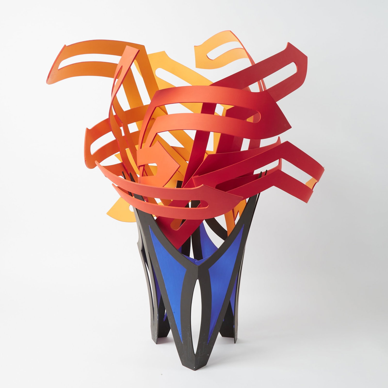 George Sugarman: American, 1912-1999UntitledPainted metal50 x 45 x 40 inches (127 x 114 x 102 cm) Provenance:Private collection, New York