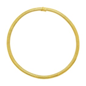 Cartier Gold Snake Link Necklace