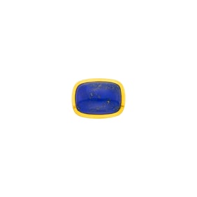 Seaman Schepps Gold and Lapis Ring
