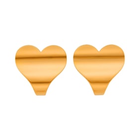 Roger Dubuis Pair of Rose Gold 'Be Heart' Earclips
