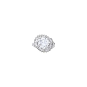 Platinum and Diamond Ring