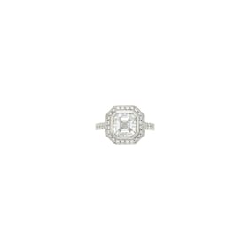 Platinum and Diamond Ring