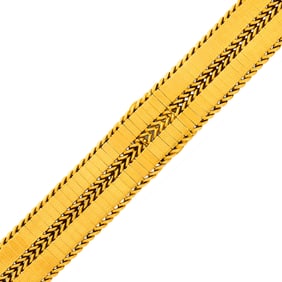 Universal Geneve Gold Bracelet-Watch