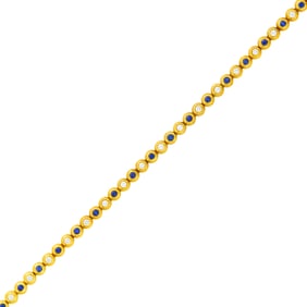 Tiffany & Co. Gold, Sapphire and Diamond Bracelet