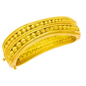 Barry Kieselstein-Cord Gold Bangle Bracelet