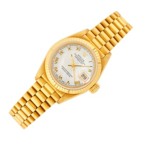 Rolex Gold and Mother-of-Pearl 'Datejust' Wristwatch, Ref. 69178