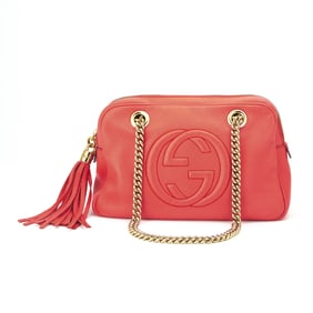 Gucci Coral Leather Soho Bag