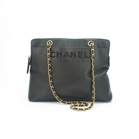 Chanel Black Caviar Leather Bag