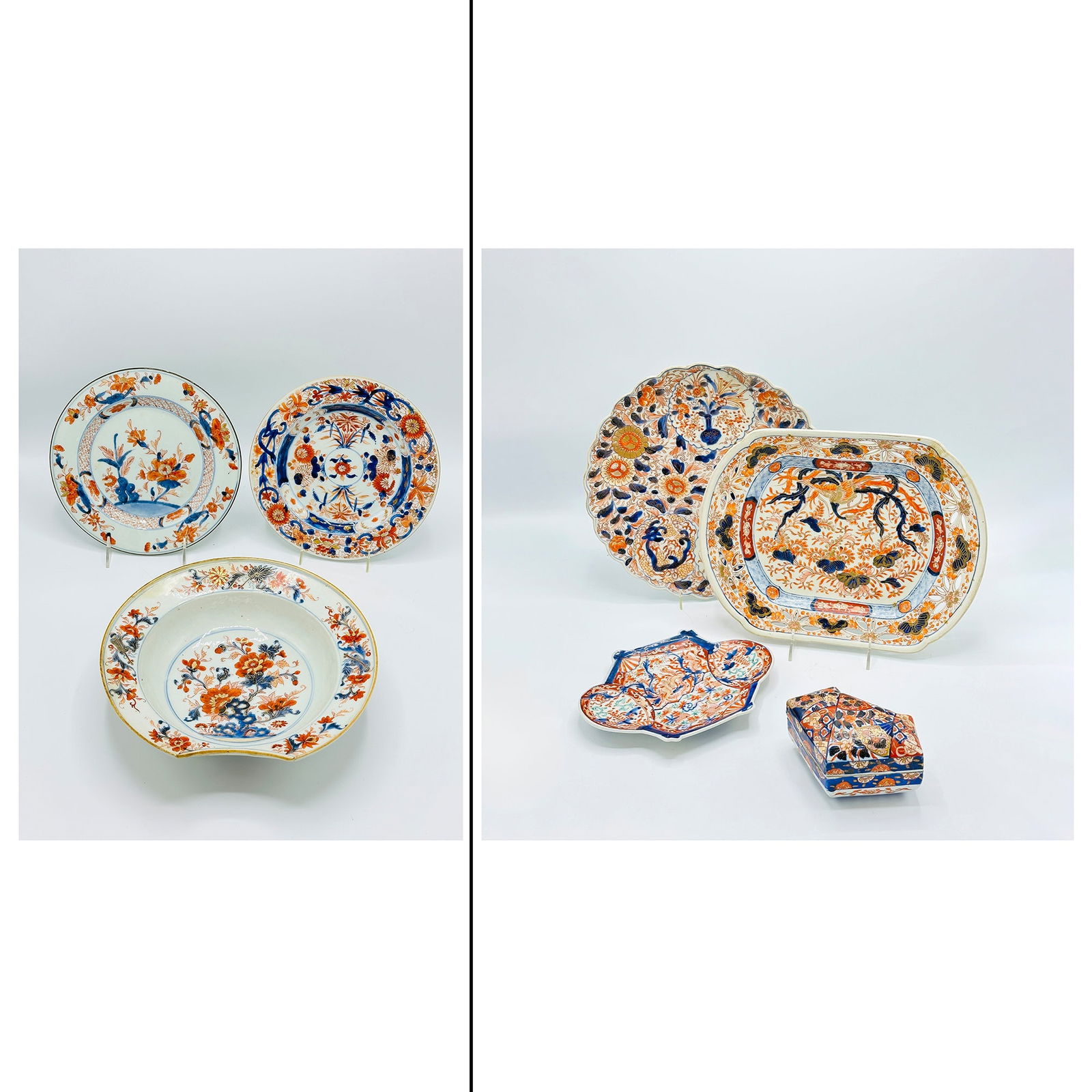 Group of Imari Porcelain Table Articles 19th Century (1 of 14)