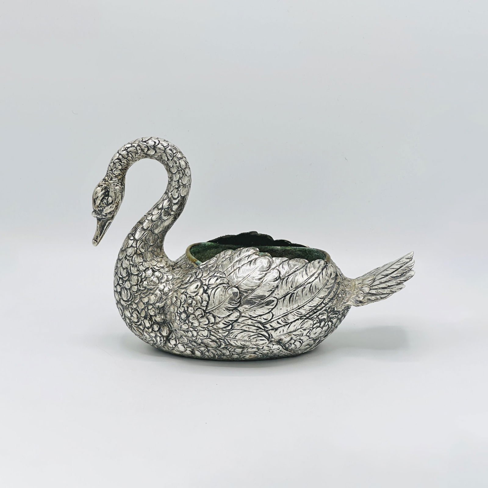 Continental Silver Swan-form Centerpiece 19th Century (1 of 6)