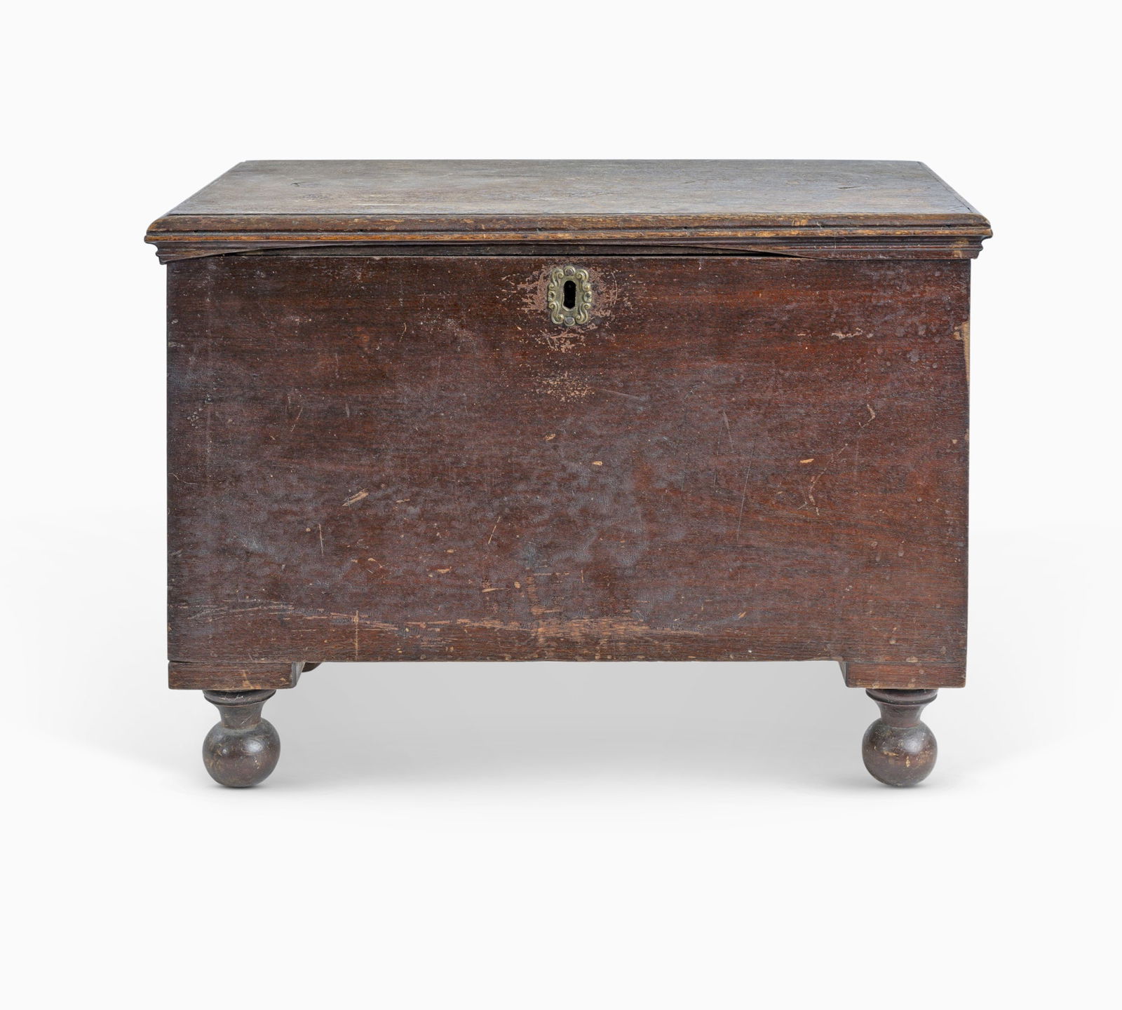 Walnut Miniature Blanket Chest Probably Southern United States, early 19th century (1 of 6)