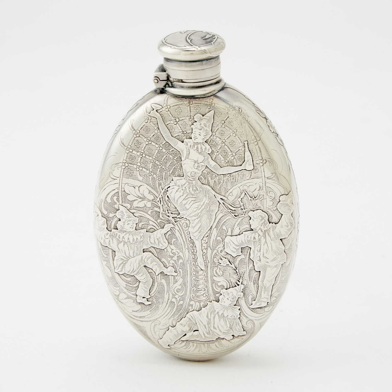 Tiffany & Co. Sterling Silver Flask 1892-1902 (1 of 5)