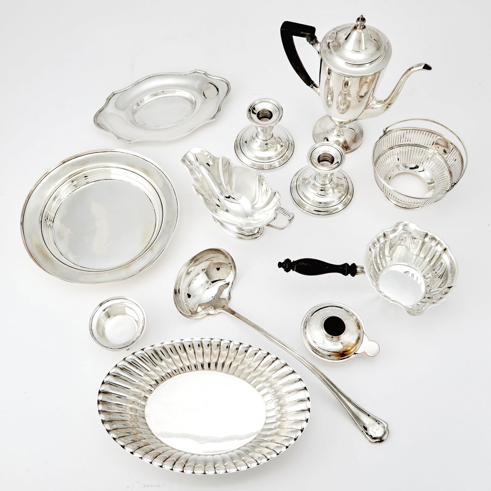 Group of Sterling Silver Table Articles 20th Century (1 of 5)