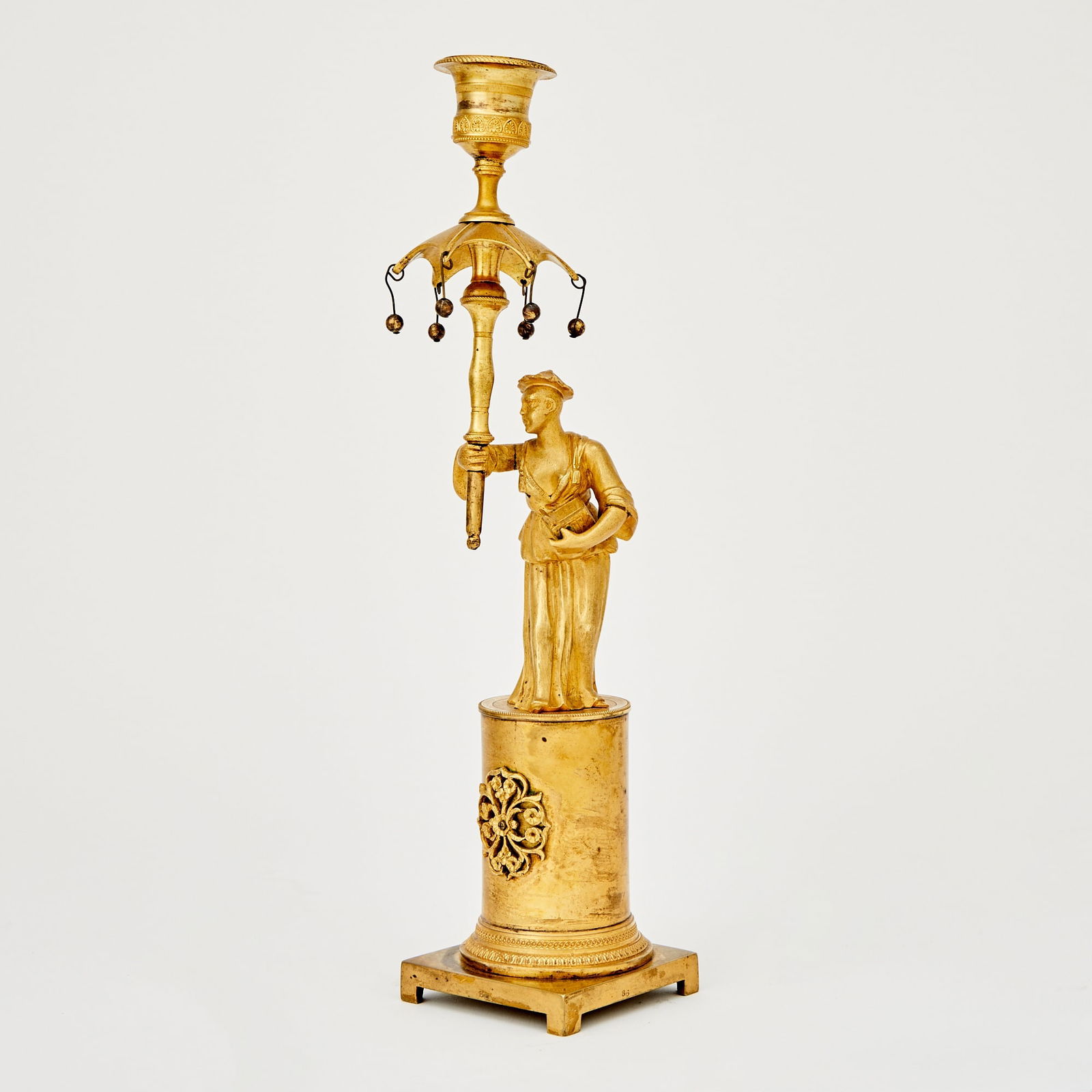 Regency Ormolu Figural Candlestick Early 19th century (1 of 4)