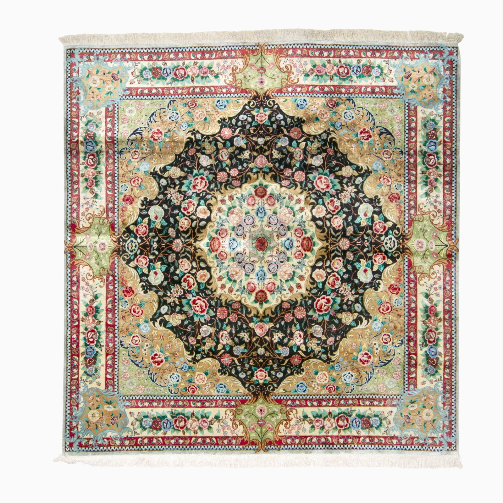 Qum Silk Rug (1 of 2)