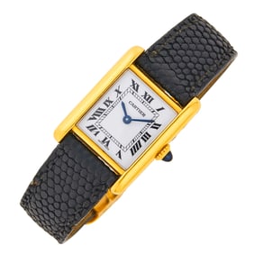 Cartier Gold 'Tank' Wristwatch, Ref. 60001
