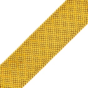 Merrin Wide Braided Gold Mesh Bracelet