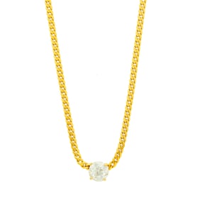 Gold and Diamond Necklace