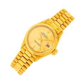 Rolex Gold 'Datejust' Wristwatch, Ref. 6517