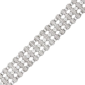Platinum and Diamond Bracelet