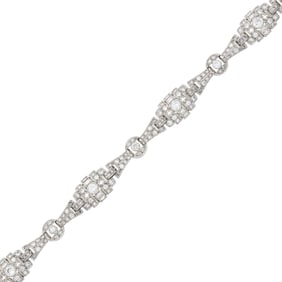 Birk's Platinum and Diamond Bracelet