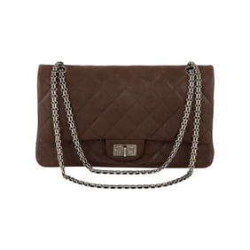 Chanel Chocolate Leather Reissue 2.55 Double Flap Bag