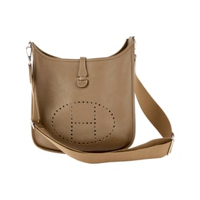 Hermès Etoupe Clemence Evelyne III 29 Bag
