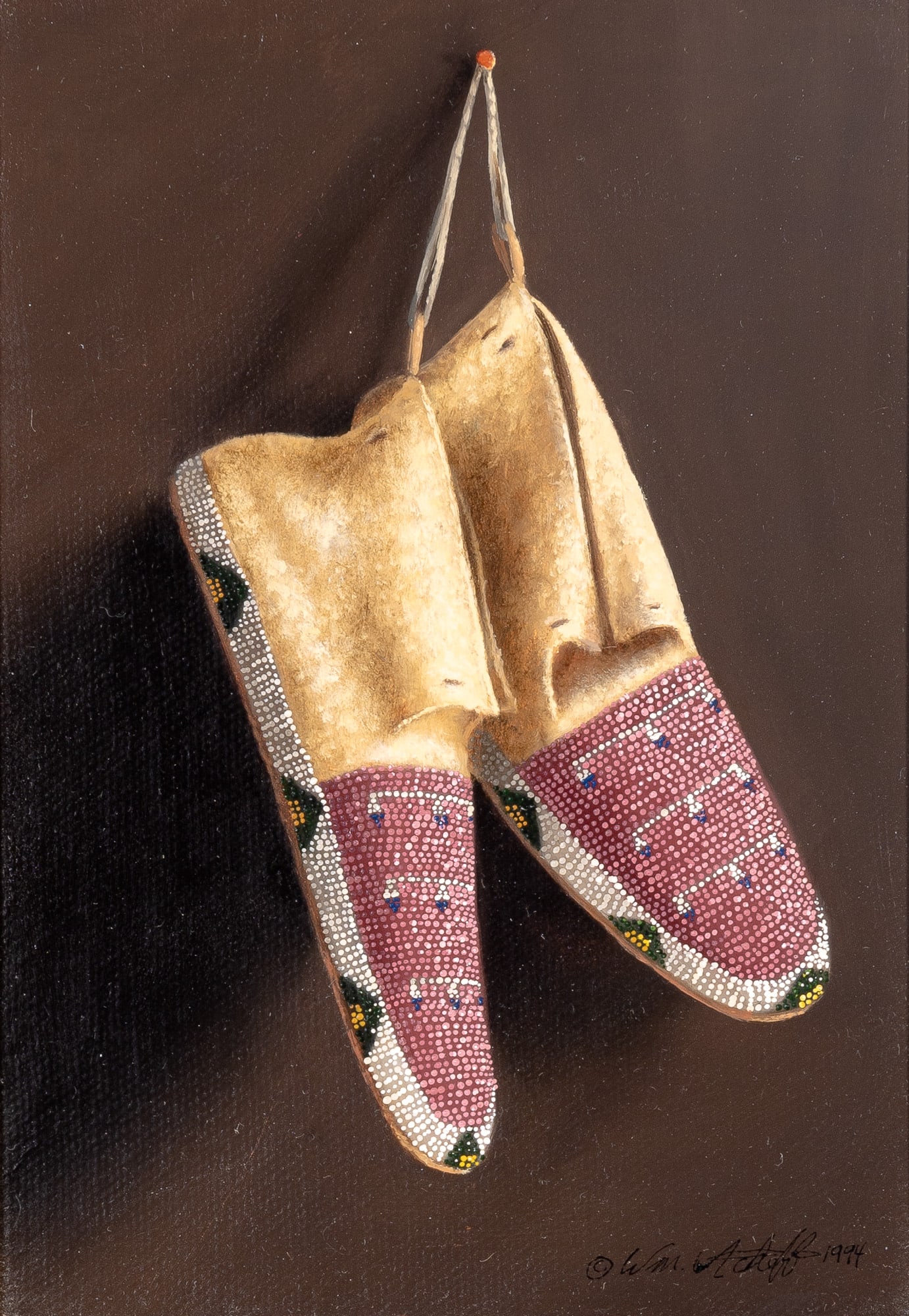 William Acheff: Estate / Collection: Collection of a Central Park South Artist American, b. 1947Lady Blackfoot, 1994Signed © Wm. Acheff and dated 1994 (lr); signed Wm. Acheff, dated 1994, inscribed as t