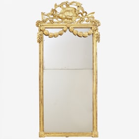 Louis XVI Giltwood Pier Mirror Late 18th century