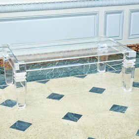 Geoffrey Bradfield Acrylic Low Table Late 20th century