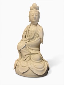 Chinese Dehua Porcelain Figure of Guanyin