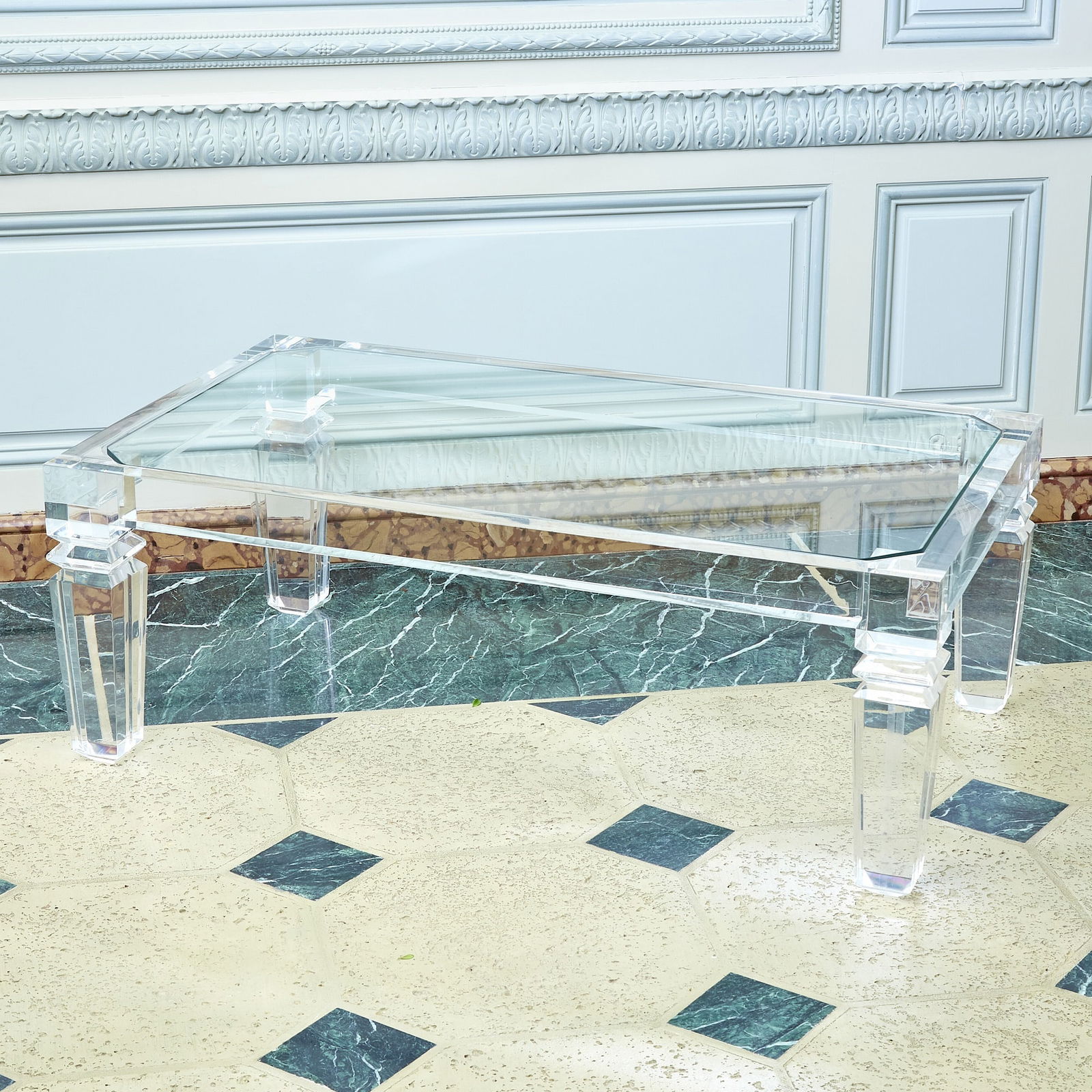 Geoffrey Bradfield Acrylic Low Table (1 of 4)