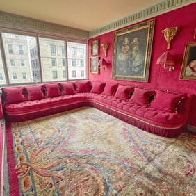 Tufted Upholstered Sectional Sofa