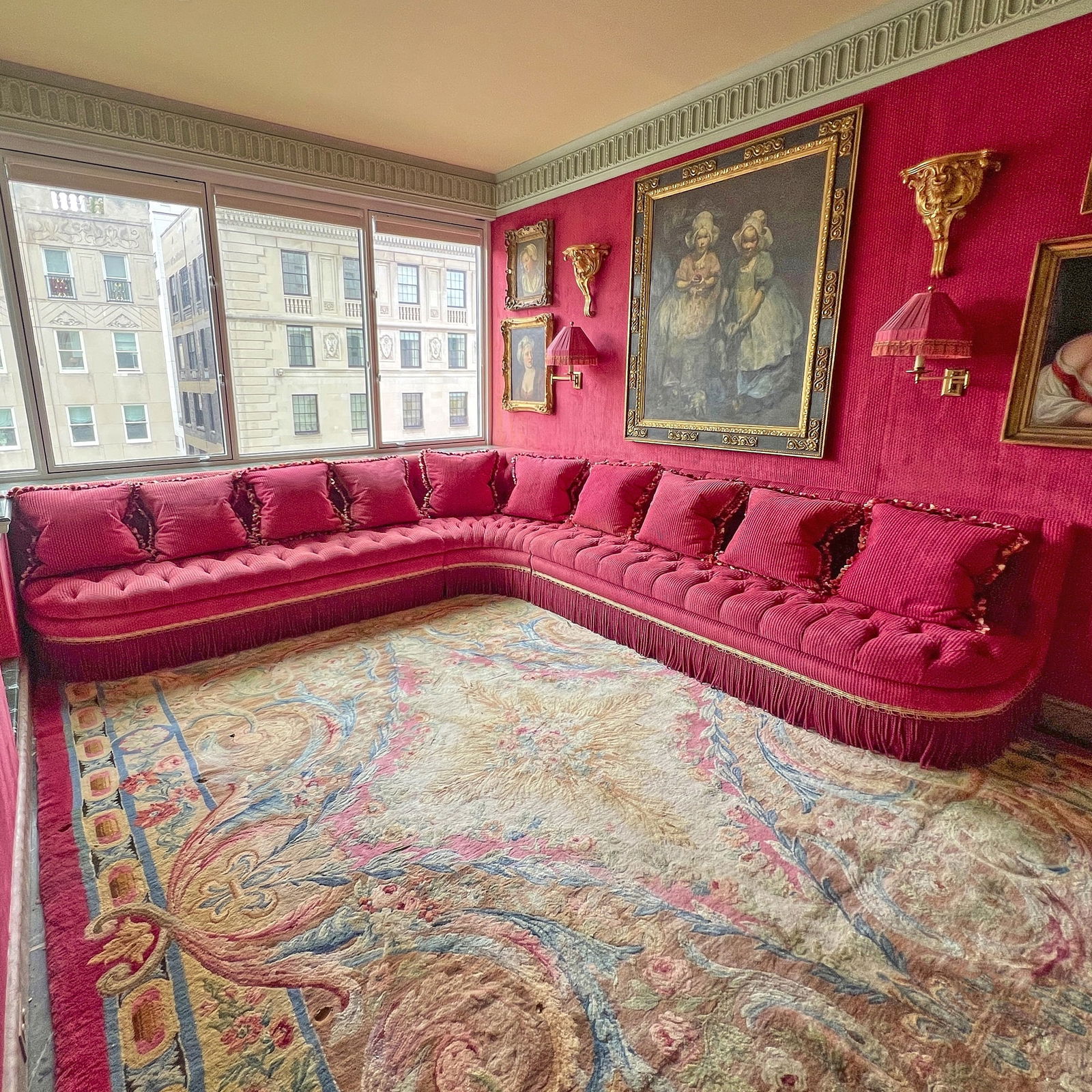 Tufted Upholstered Sectional Sofa (1 of 6)