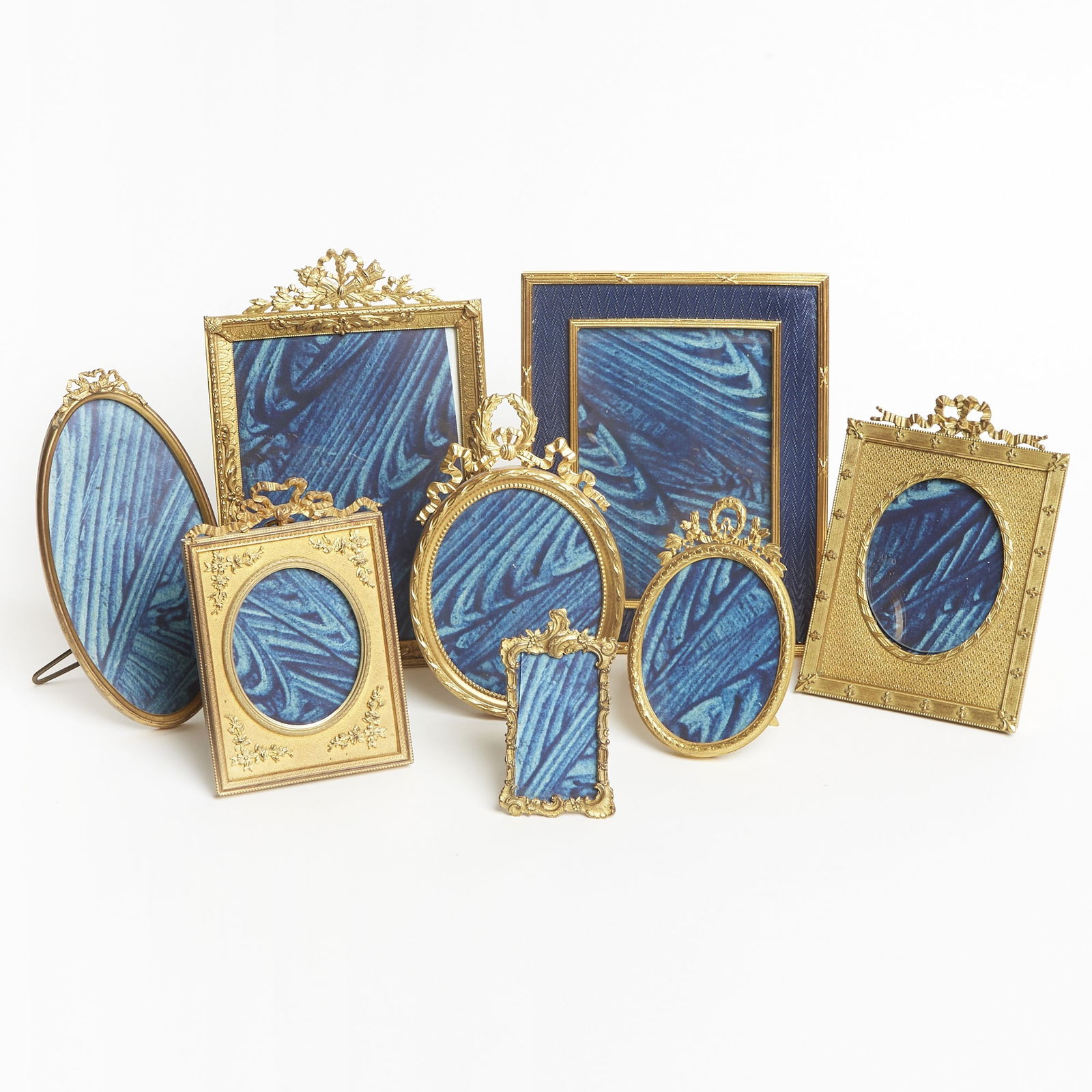 Group of Louis XVI Style Gilt Metal Picture Frames (1 of 3)