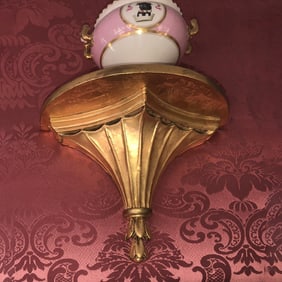 Pair of Regency Style Giltwood Wall Brackets