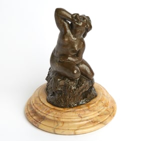 Patinated Bronze Figure of a Female Triton Charles Sykes