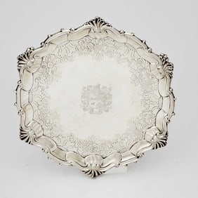 George III Sterling Silver Salver