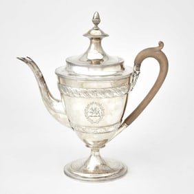 George III Sterling Silver Coffee Pot