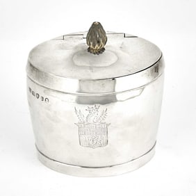 George III Sterling Silver Tea Caddy