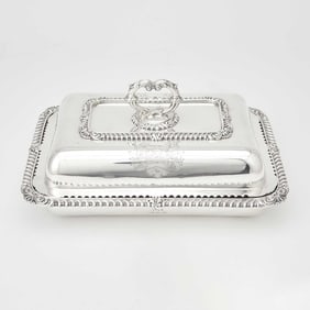 George III Sterling Silver Covered Entrée Dish