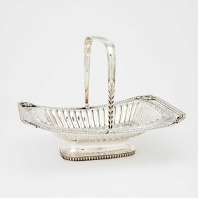 George III Sterling Silver Cake Basket