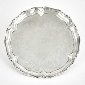 Victorian Sterling Silver Salver