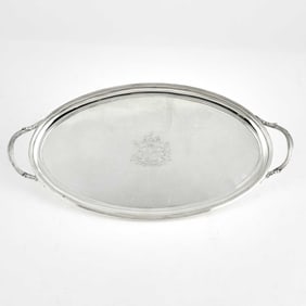 Victorian Sterling Silver Drinks Tray