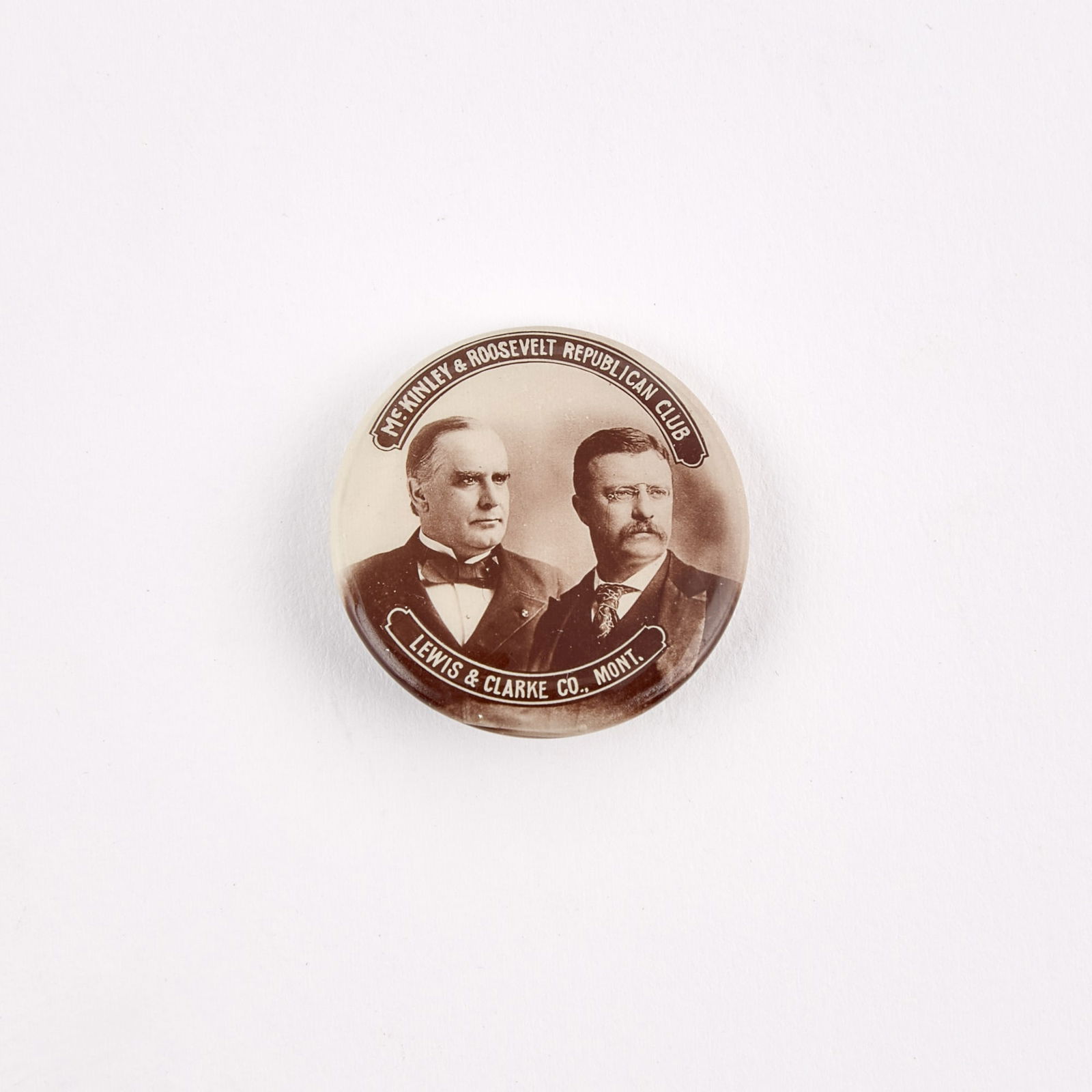 Political Collectibles: McKinley & Roosevelt Real Photo (1 of 1)
