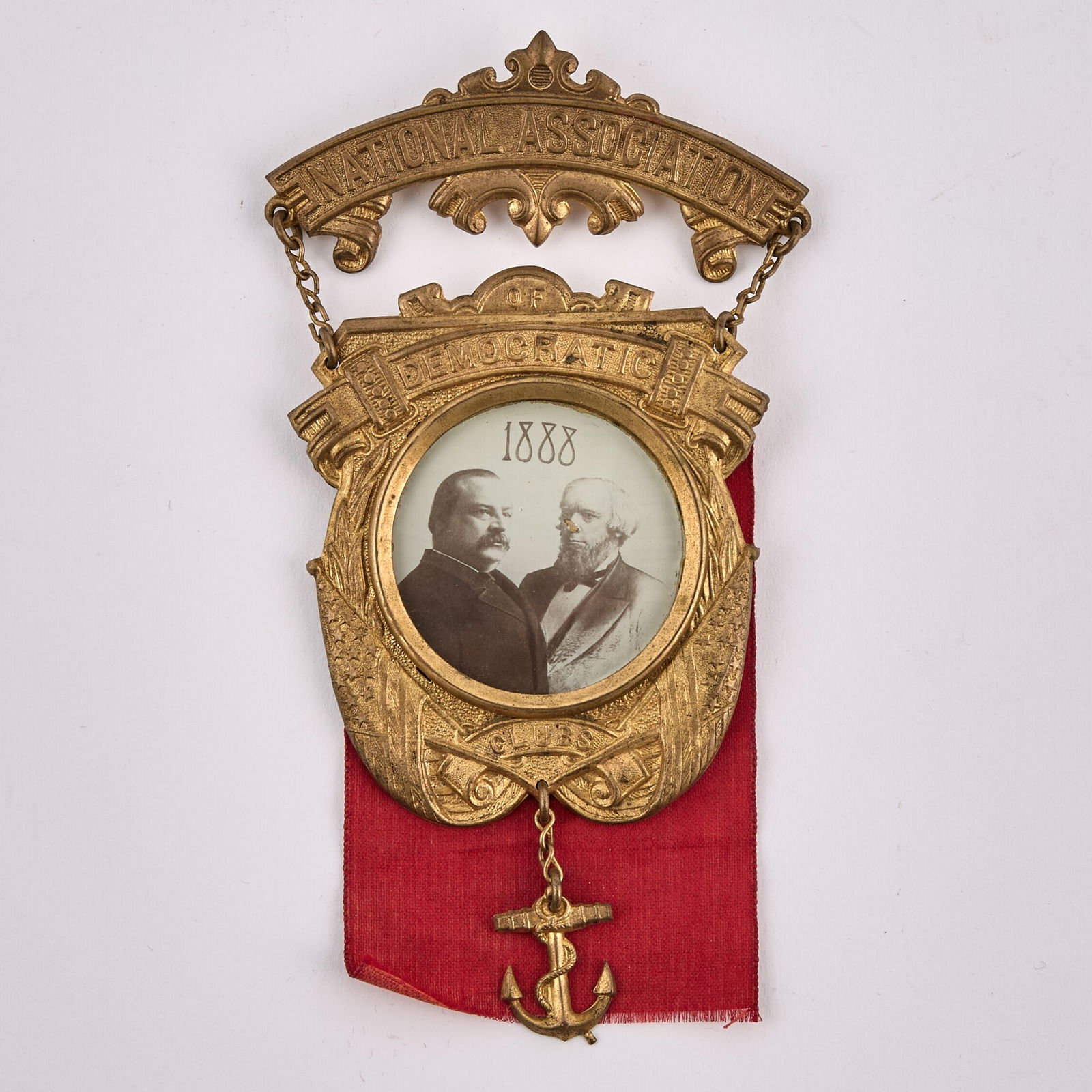 Political Collectibles: Clevland & Thurman Large SIze Ferrotype (1 of 1)