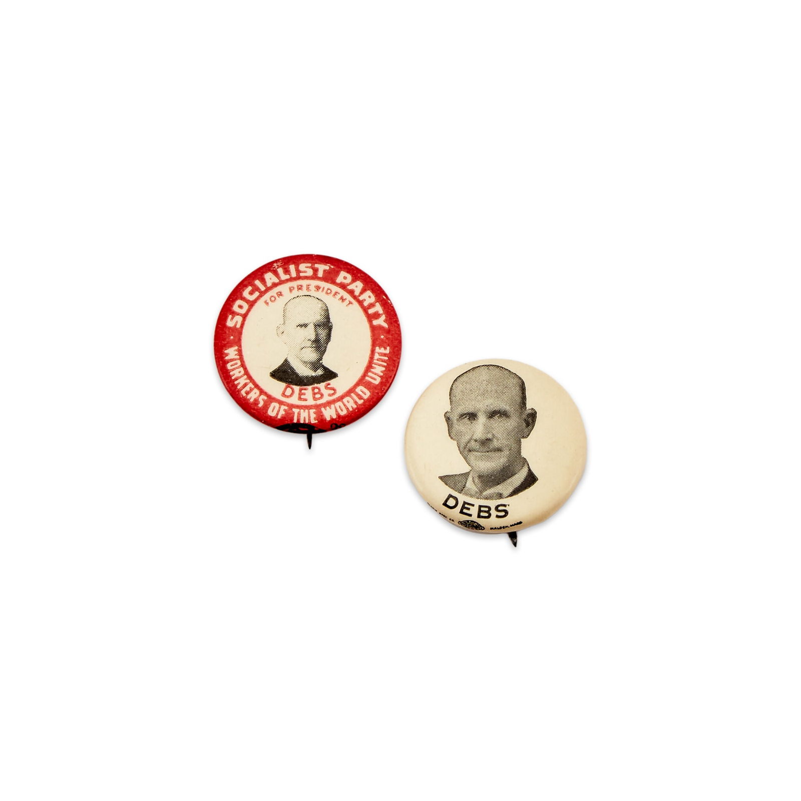 Political Collectibles: Eugene V, Debs Pinbacks (1 of 1)
