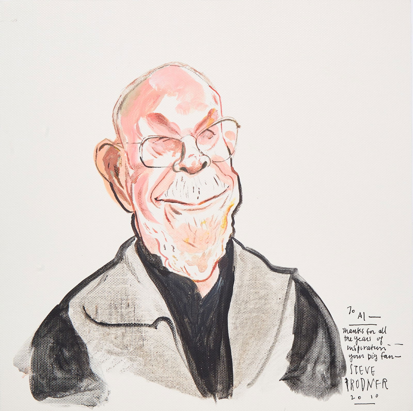 An inscribed portrait of Al Jaffee STEVE BRODNER (1 of 1)